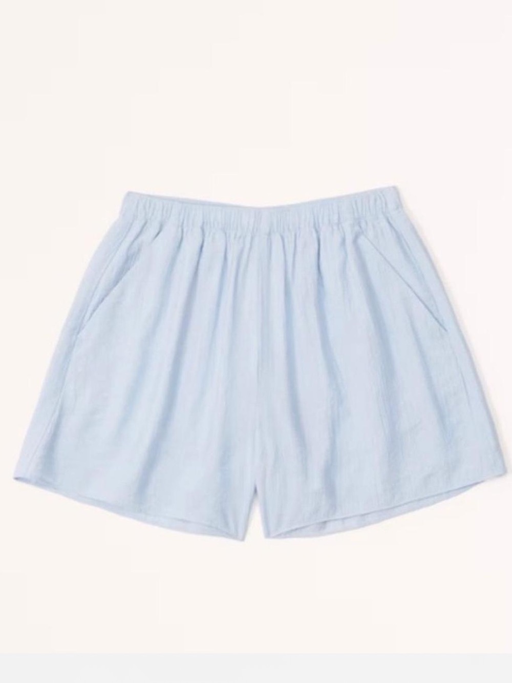 Abercrombie & Fitch Light Blue Women's Pull-On Shorts